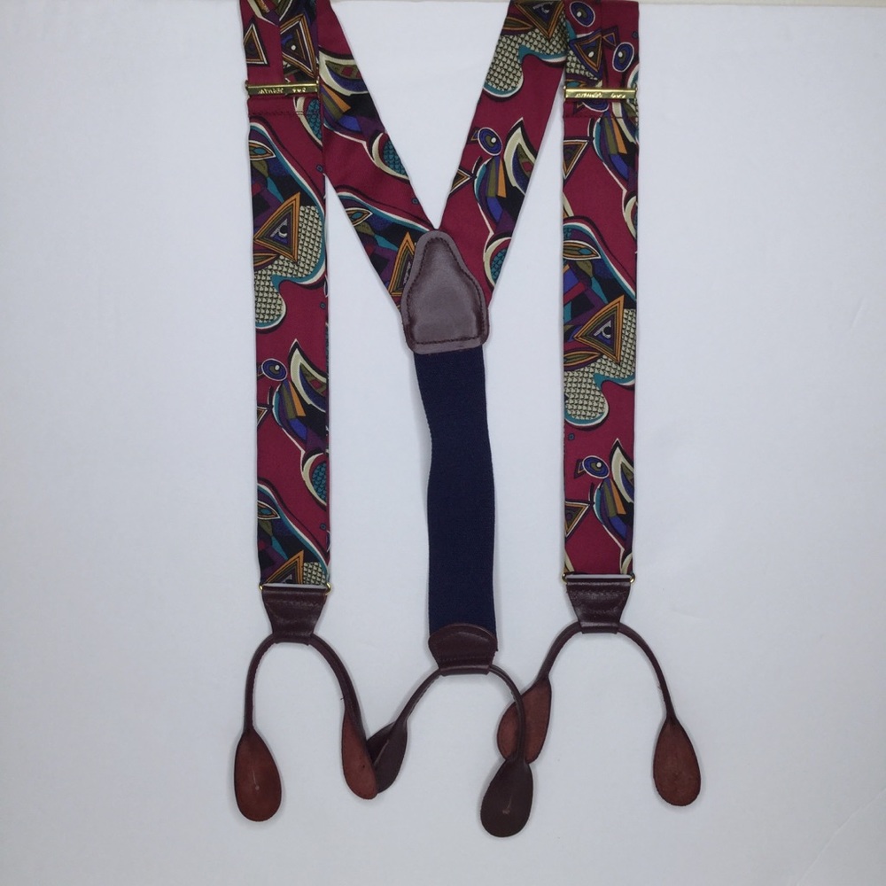 100% Men’s Silk suspenders